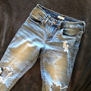Nordstroms Distressed Skinny Jeans